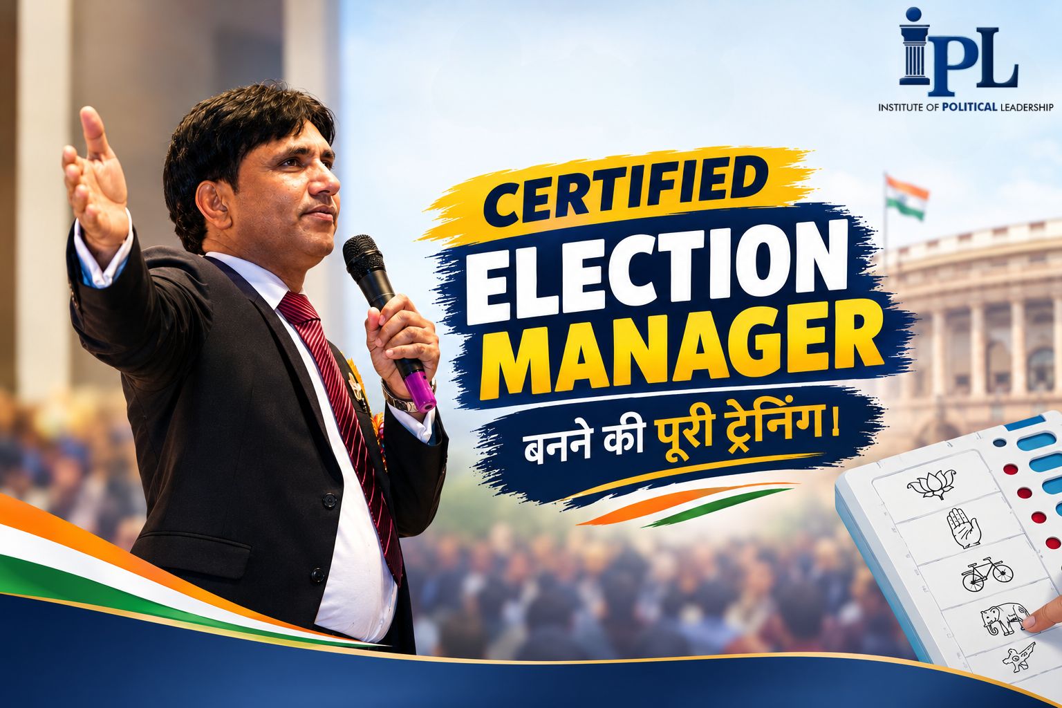 Certified Election Manager Training.   Certified चुनाव प्रबंधक का प्रशिक्षण। 